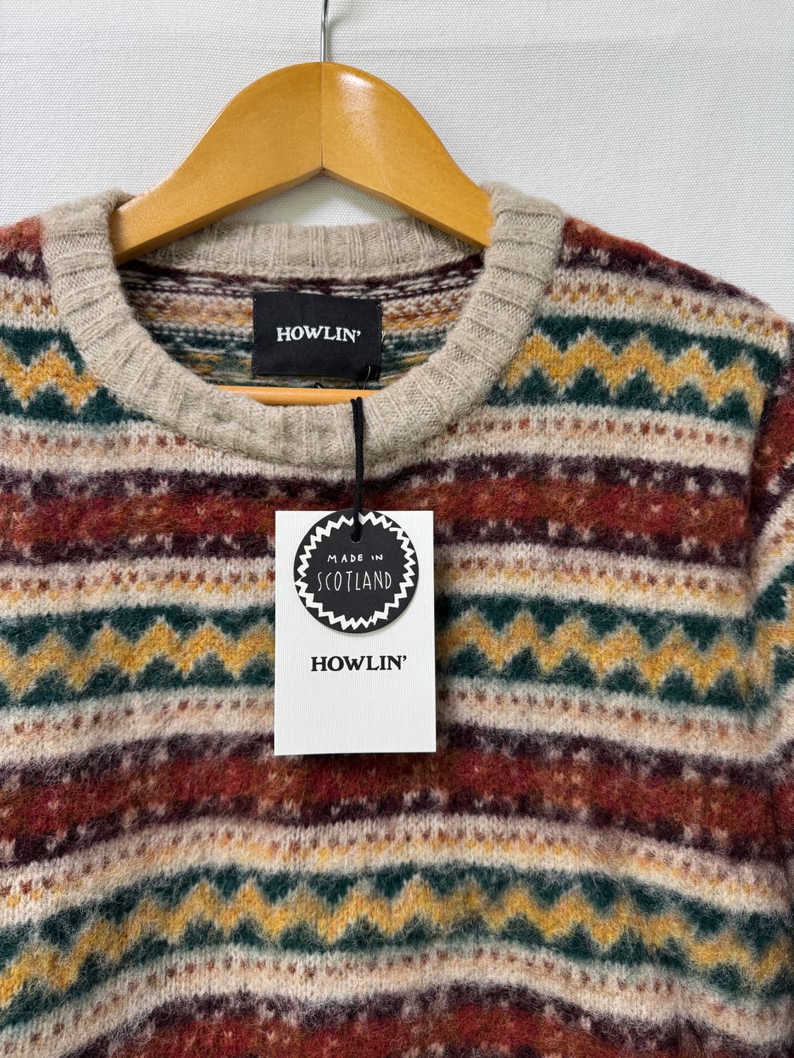 Howlin 하울린 패턴 니트 스웨터 M 상품이미지3