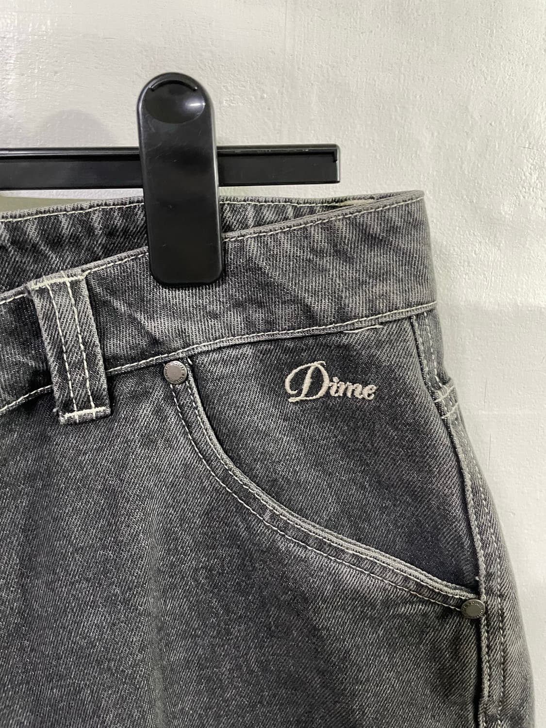 다임 dime 클래식 데님 쇼츠 반바지 34 와이드 카펜터 팬츠  상품이미지3