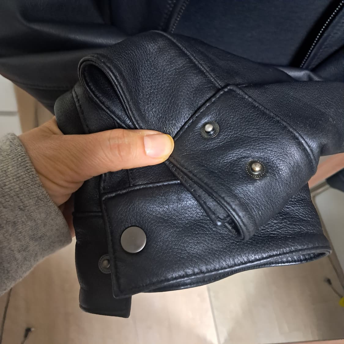 Rothschild 이태리 남성 양가죽 자켓 105(폴리충전재 있음) 상품이미지5