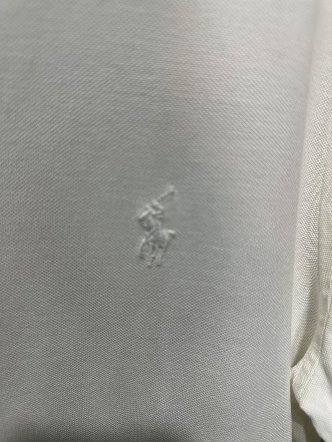 폴로 화이트 면셔츠 L 상품이미지6