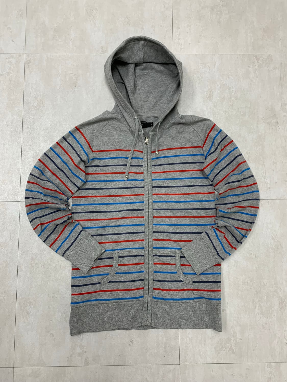 xtyle 스트라이프 히피 후드집업 상품이미지1