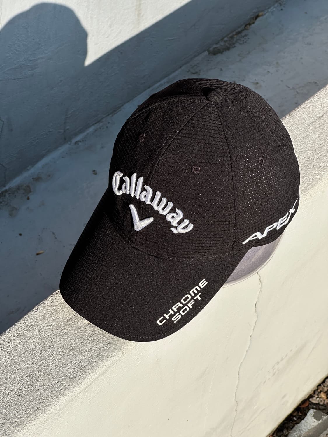 [F] 캘러웨이 로고 블랙 볼캡 모자 상품이미지2