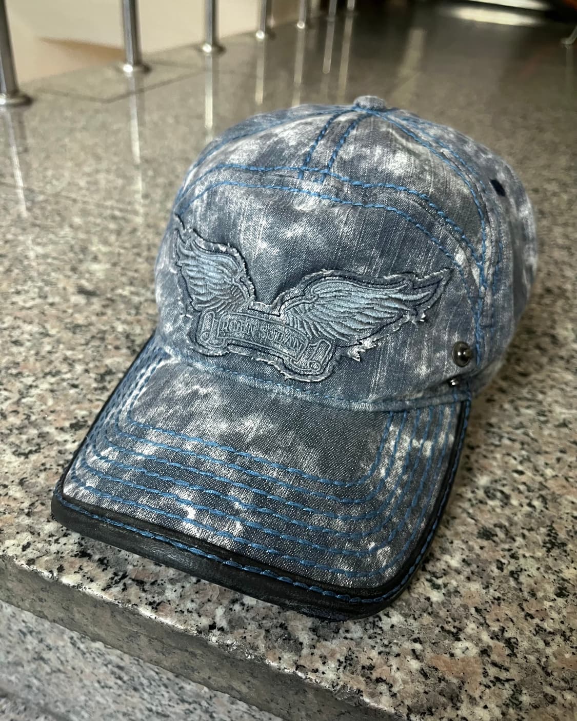 90-00s Robin's Jeans Denim Wings Cap 상품이미지4