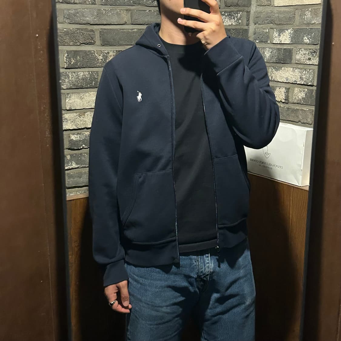 M) 폴로 랄프로렌 네이비 후드집업 상품이미지9