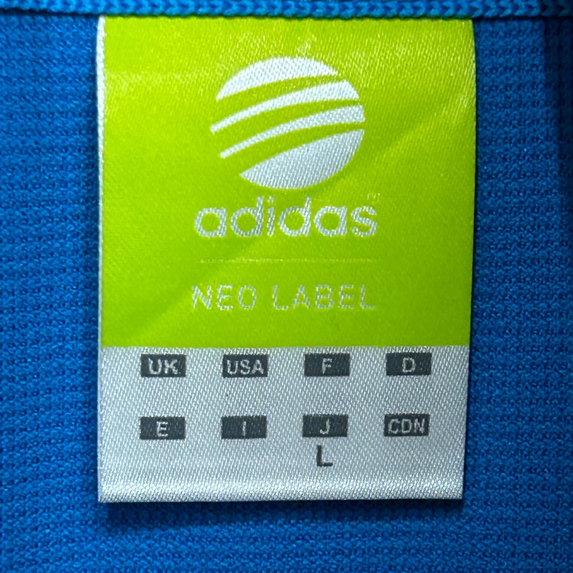 아디다스 네오 파란색 져지 L 상품이미지9