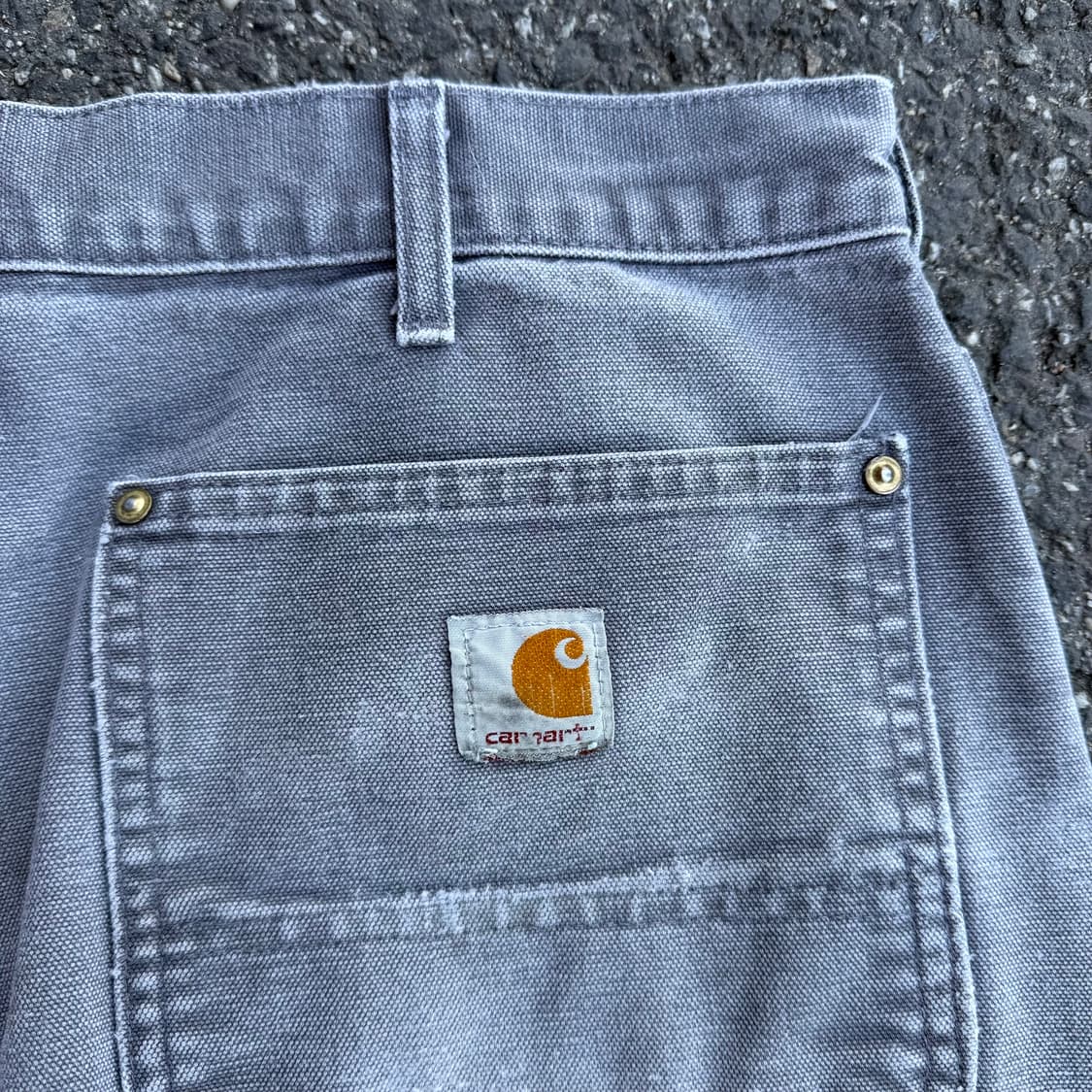 OG USA 칼하트 B01 GVL 더블니 카펜터팬츠 상품이미지8