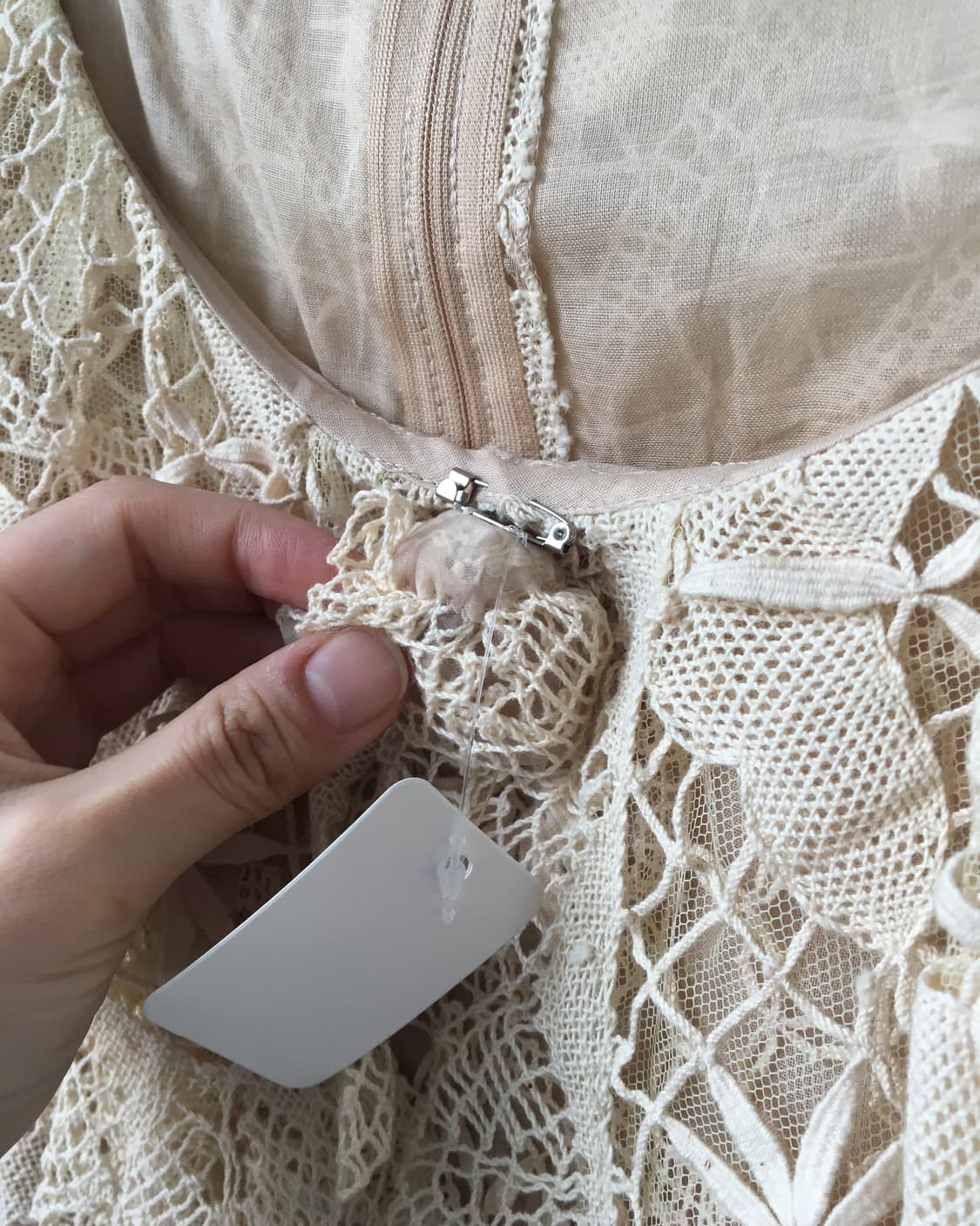 Corsage point crochet top 상품이미지5