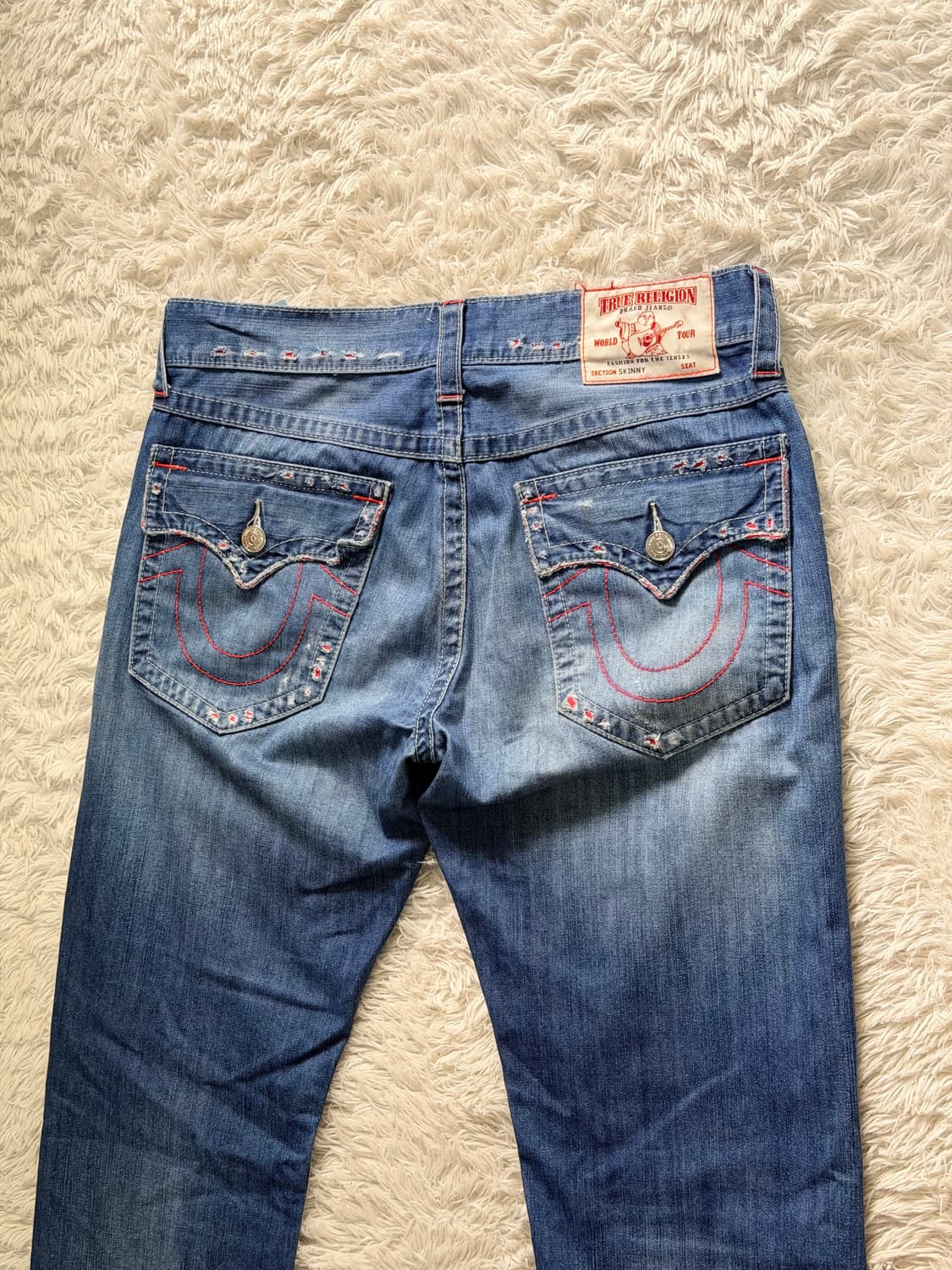 트루릴리전(True Religion) 시그니처 빅T 스티치 스키니 데님 상품이미지1