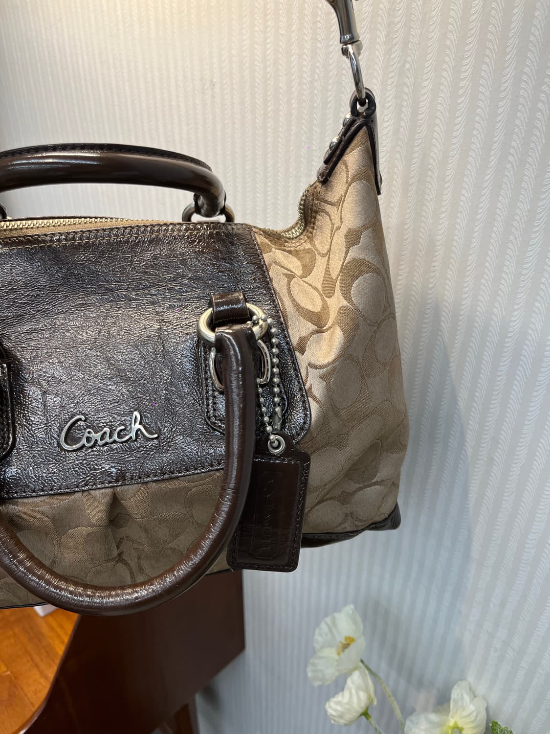 Coach Basic Brown Shoulder Bag 상품이미지6