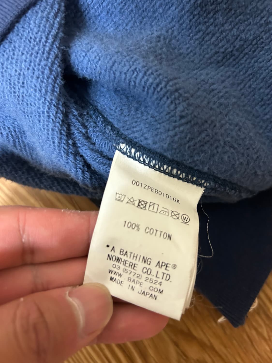 베이프 후드집업 타이거 청계 상품이미지3