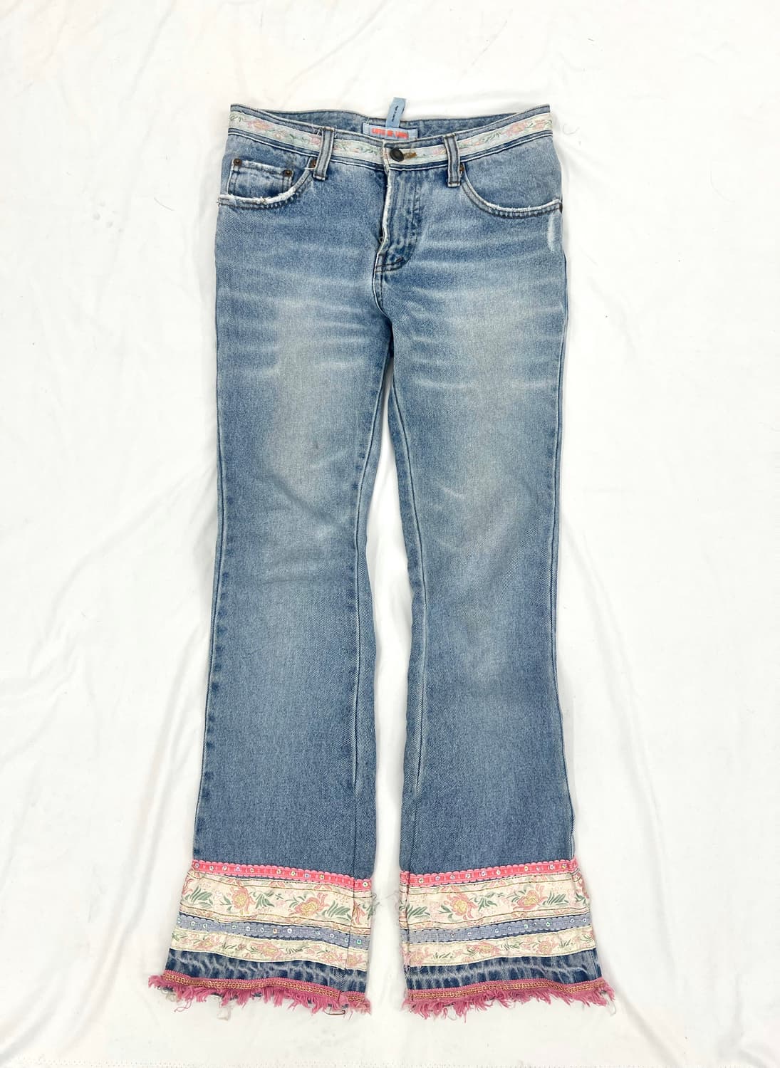 Ethnic tape patch denim 상품이미지2