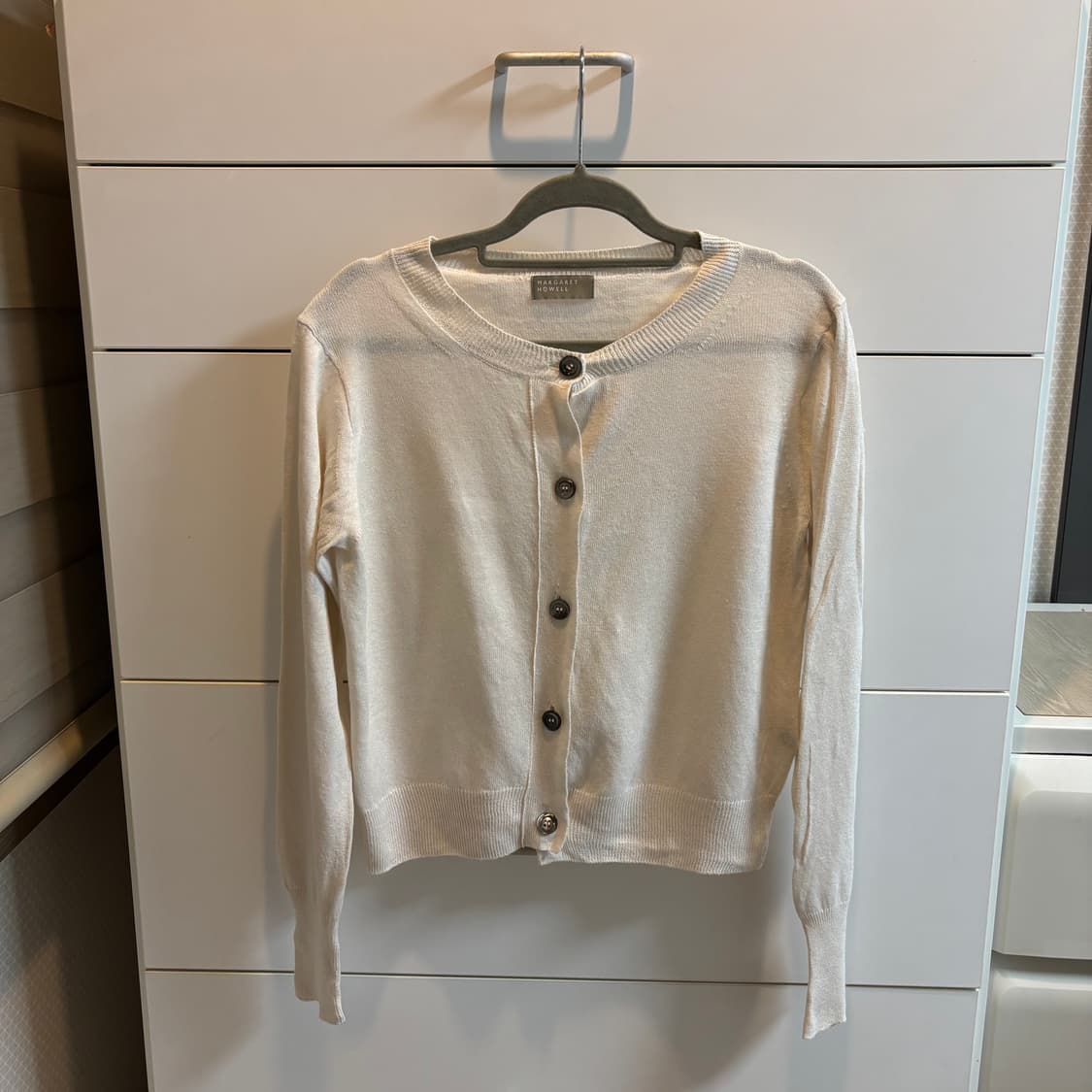 마가렛호웰 린넨 아이보리 가디건 일본제 상품이미지1