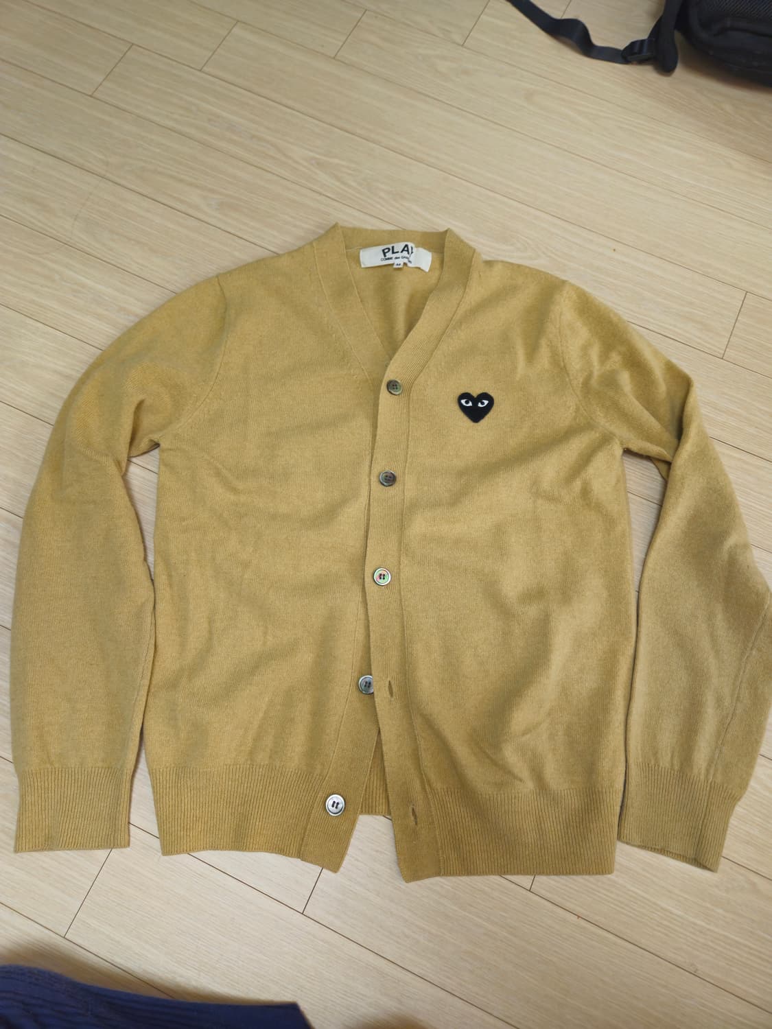 꼼데가르송 블랙 와펜 가디건 M 상품이미지1