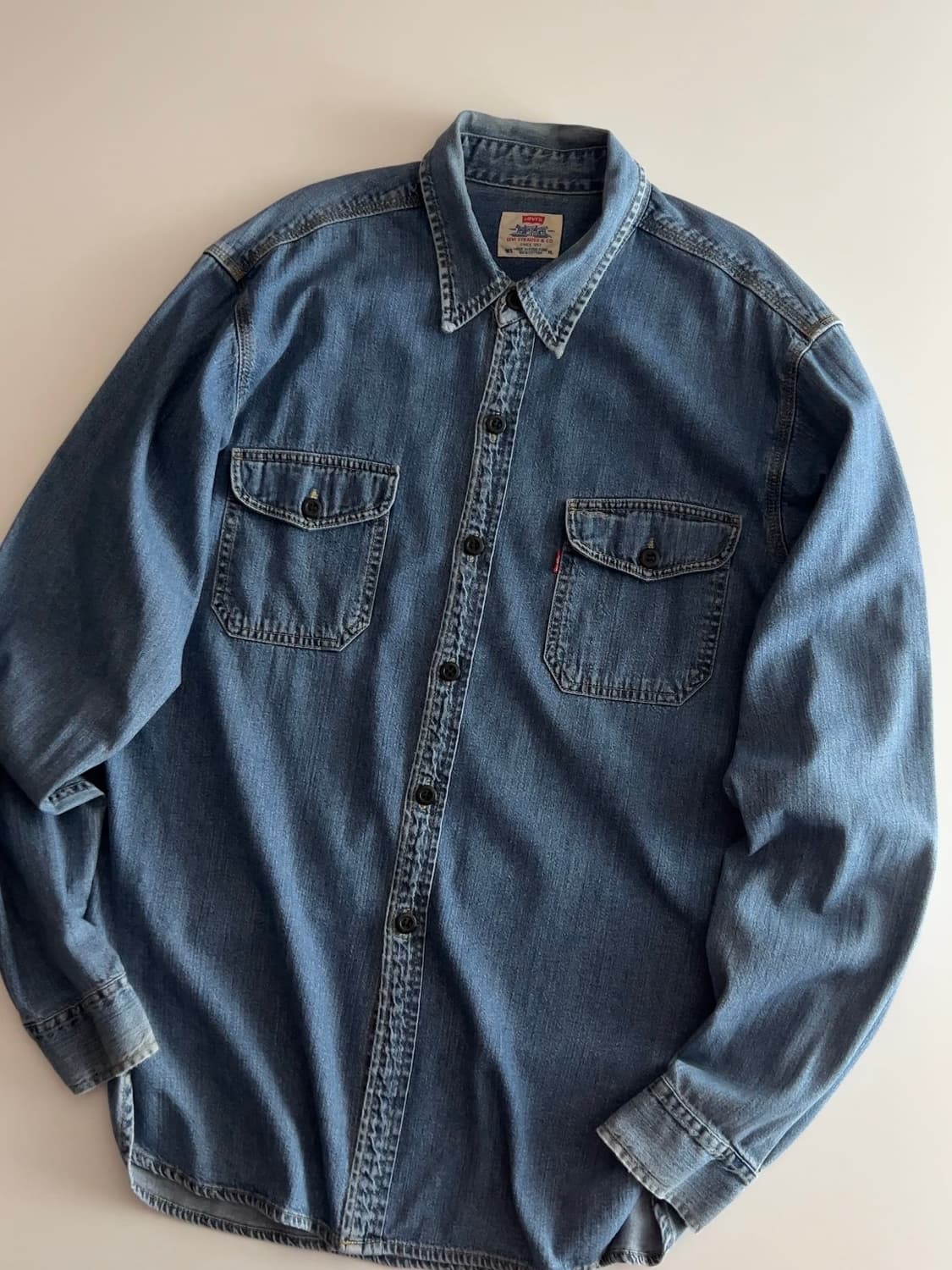 리바이스 투포켓 데님셔츠 XL 상품이미지2