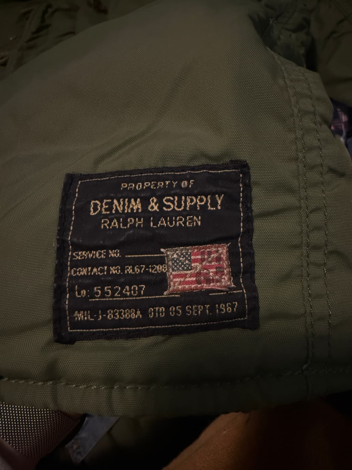 DENIM & SUPPLY 랄프로렌 N3B 덕다운파카 M 상품이미지9
