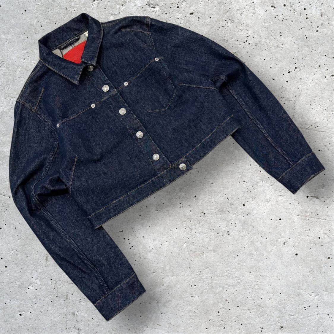 [S] 리바이스 LEJ 리이슈 데님 크롭 자켓 청자켓 C288 상품이미지1