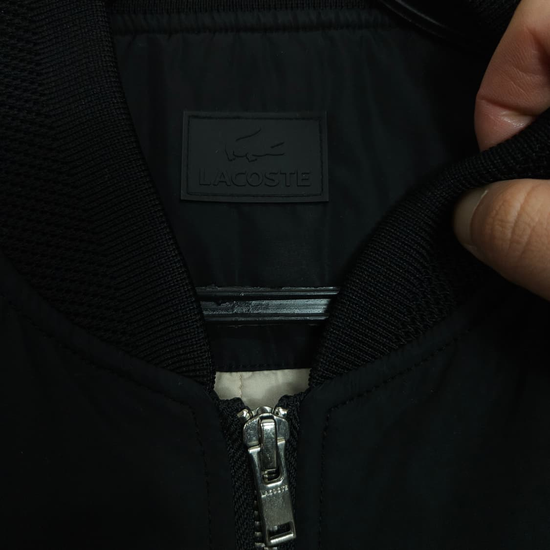 라코스테 봄버 자켓 36 블랙 상품이미지5
