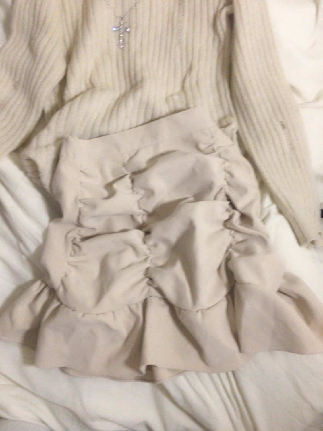 셔링 갸루 스커트 상품이미지1