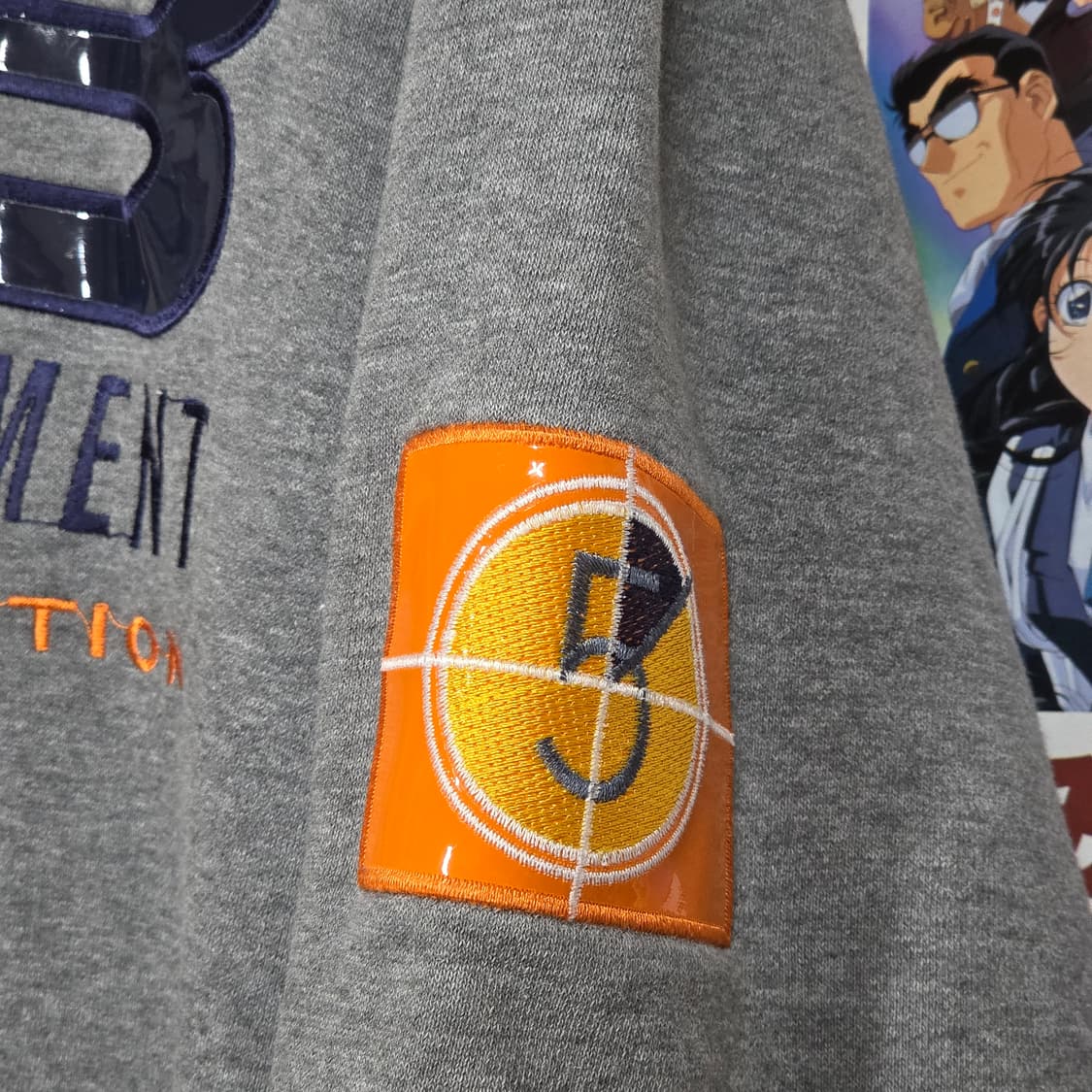 후부 올드스쿨 과녁 패치 기모 오버핏 후드티 상품이미지6