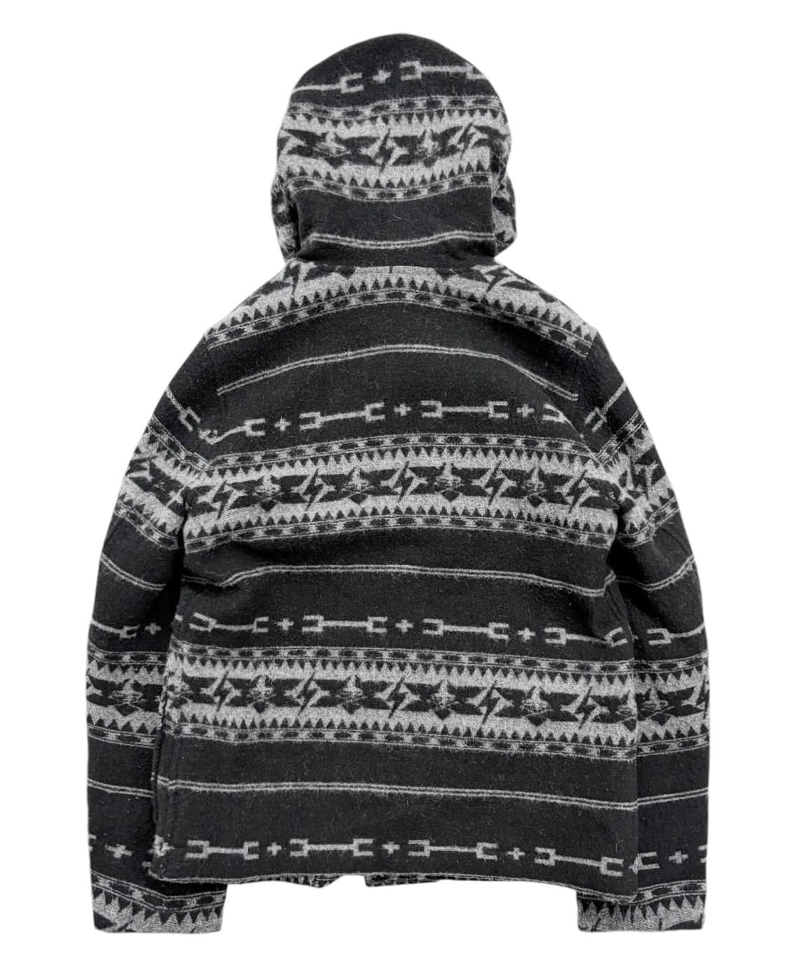 14fw 히스테릭 글래머 노르딕 울 후드 더플 코트 상품이미지4