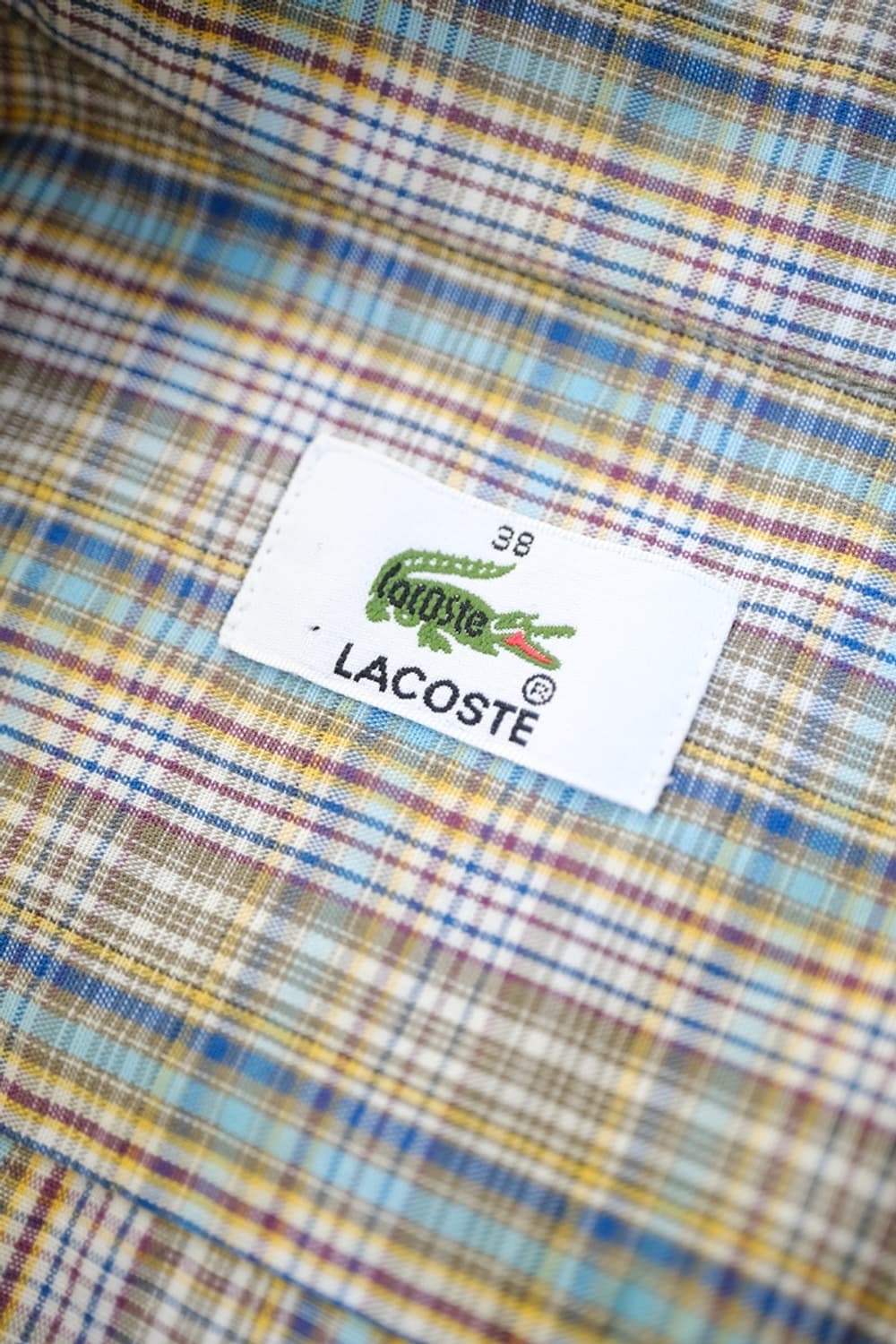 LACOSTE check pattern one-piece 상품이미지9