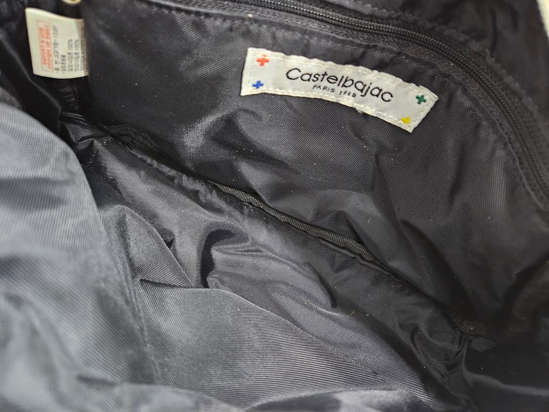 카스텔바작(castelbazac) 블랙 나일론 토드백 상품이미지4