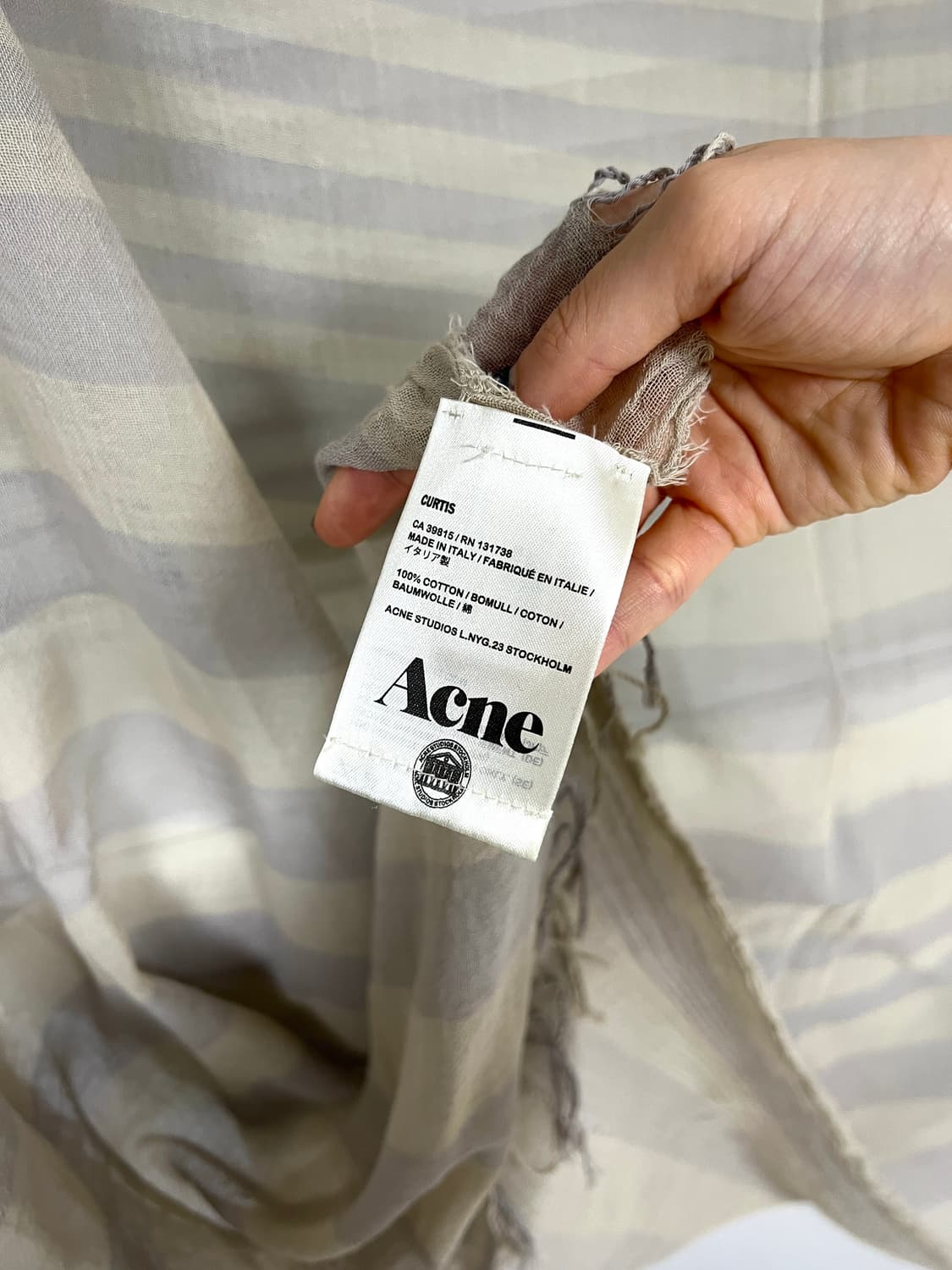 ACNE STUDIOS-STRIPE SCARF 상품이미지7