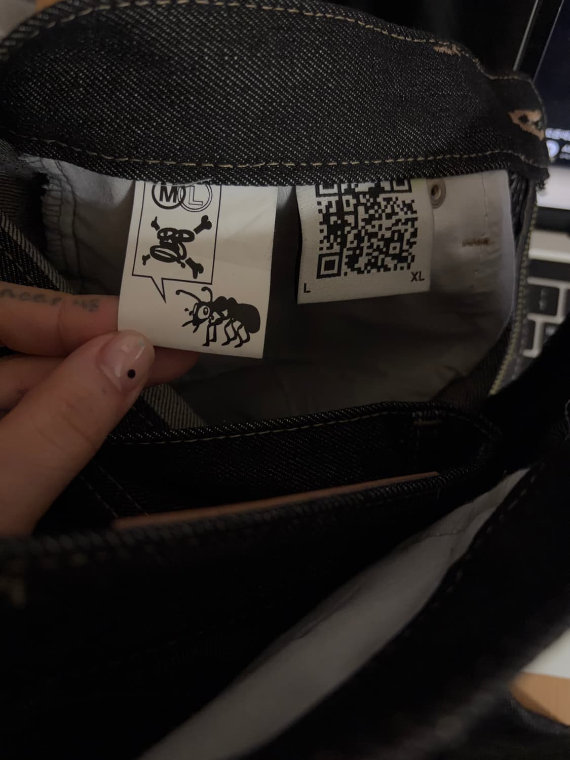 BLF denim shorts 보이롱페이스 데님 쇼츠 L 상품이미지6