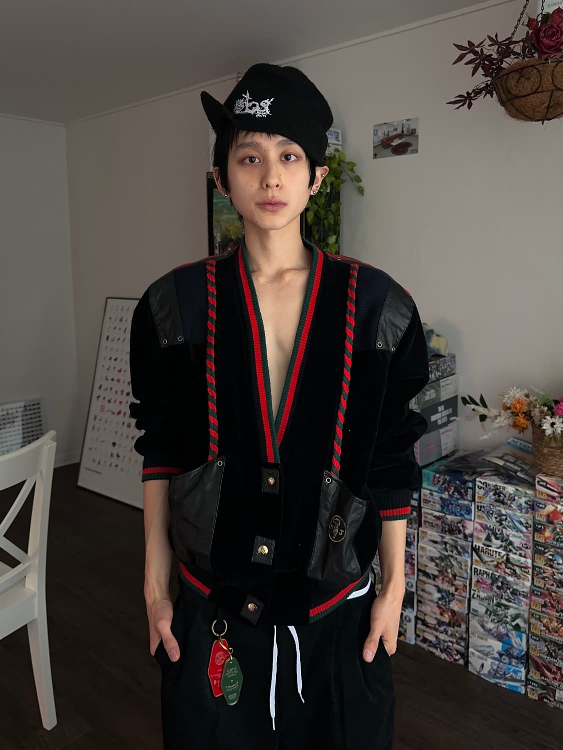 "황제" 파워 숄더 벨루아 자켓 상품이미지4