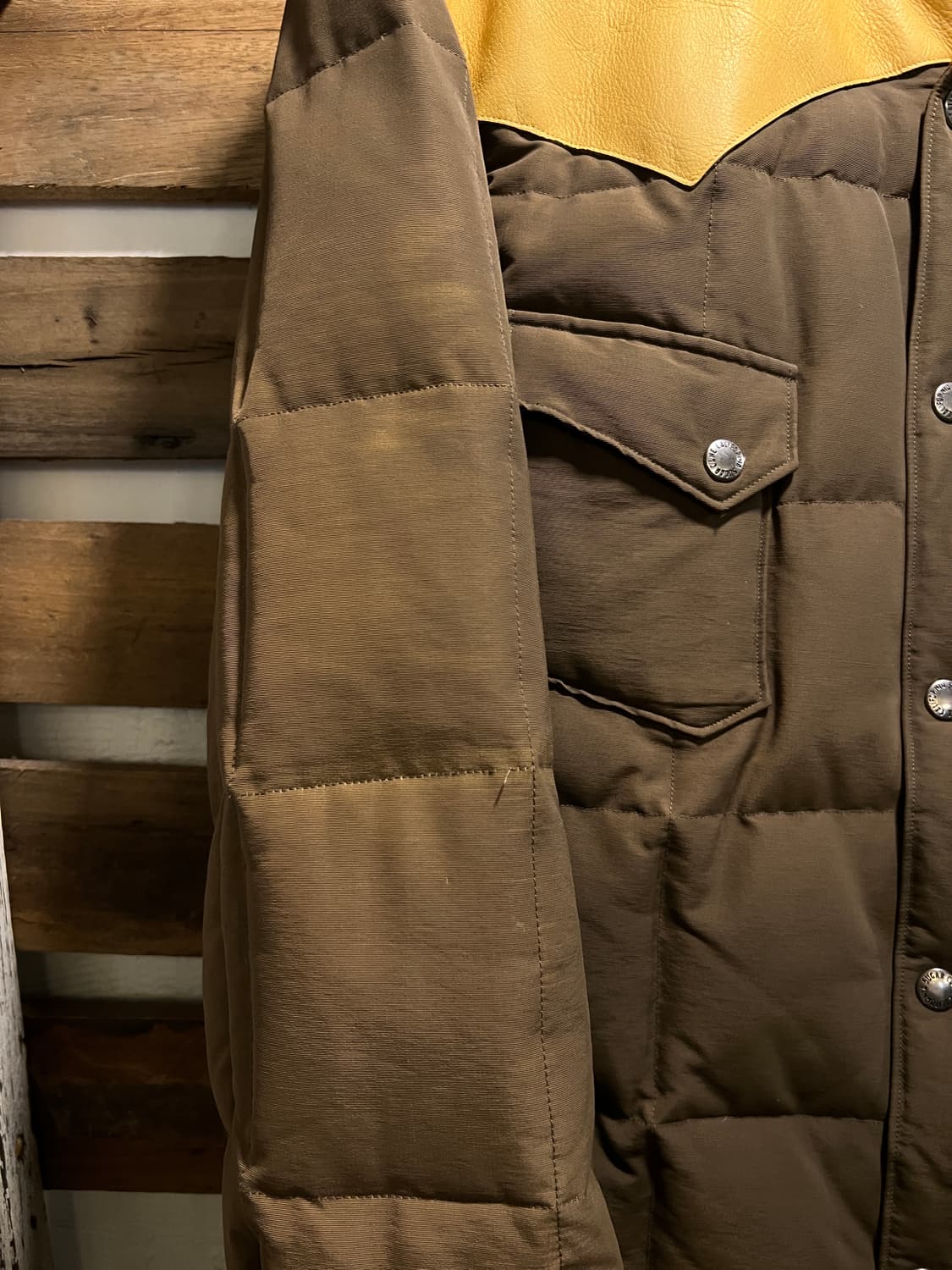 [XL]Sugar Cane 슈가케인 빈티지 썬페이딩 요크 다운 자켓 상품이미지4