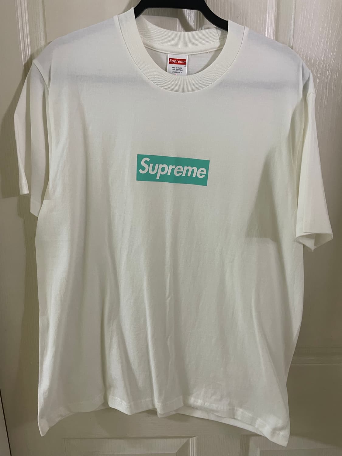 [L] 슈프림 티파니앤코 박스로고 반팔 상품이미지1