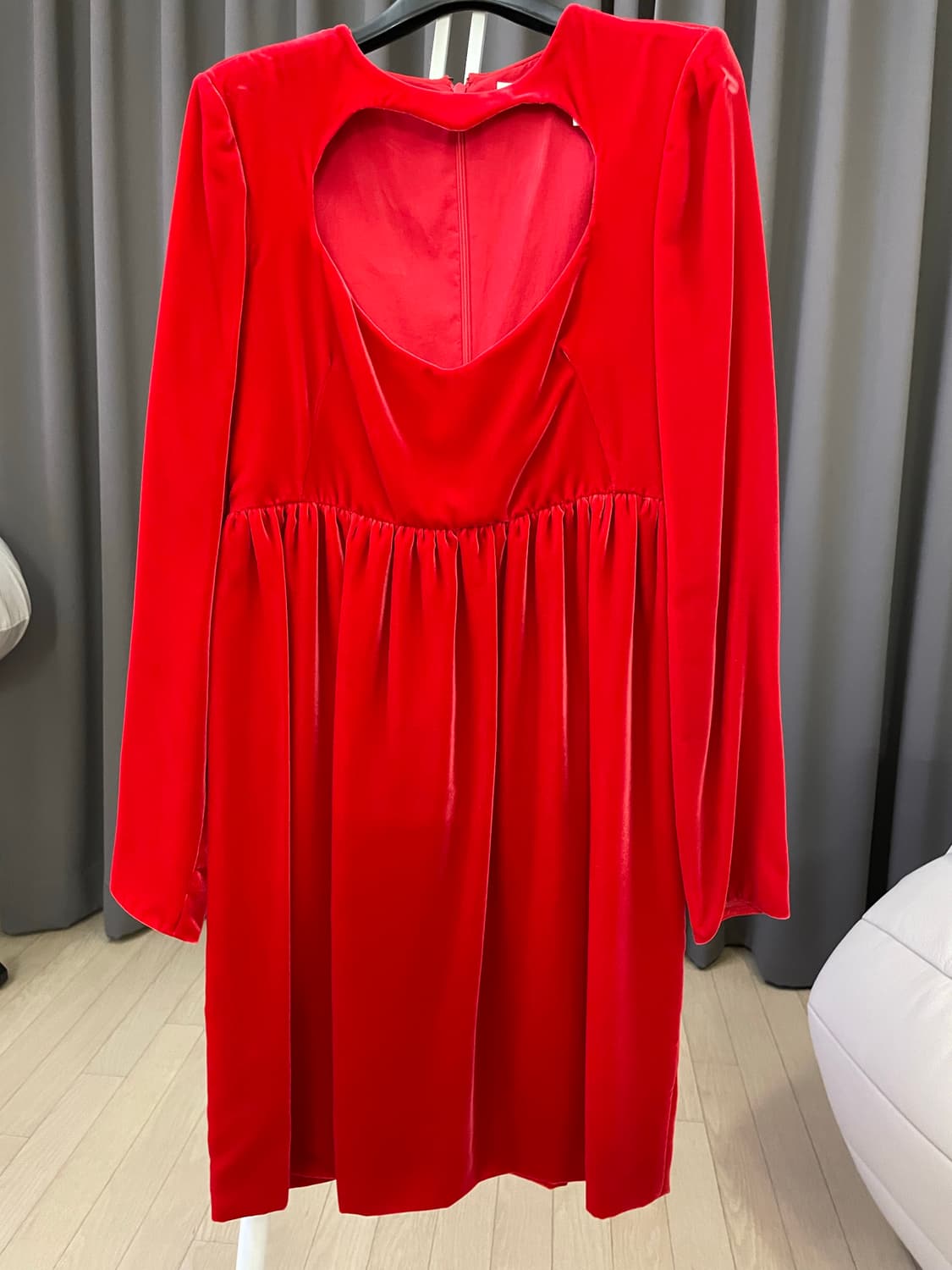 [새상품.정가300이상] Chloe Velvet Heart Dress 상품이미지3