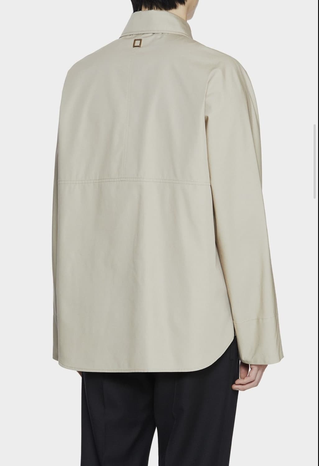 우영미 21SS 고리셔츠 베이지 52사이즈 상품이미지2