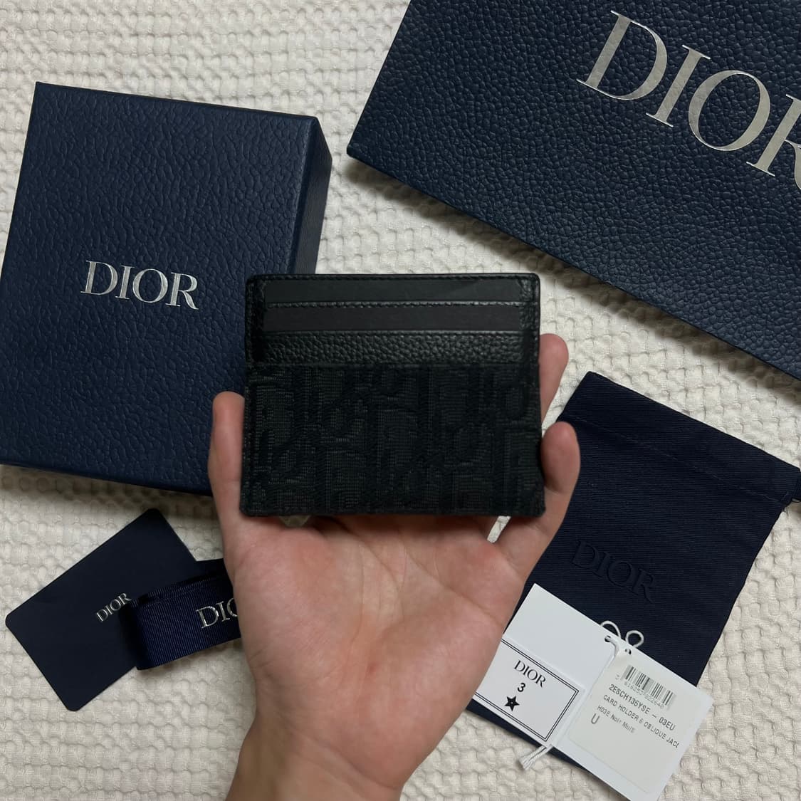 (당일배송 풀구성) 디올 오블리크 카드지갑 상품이미지2