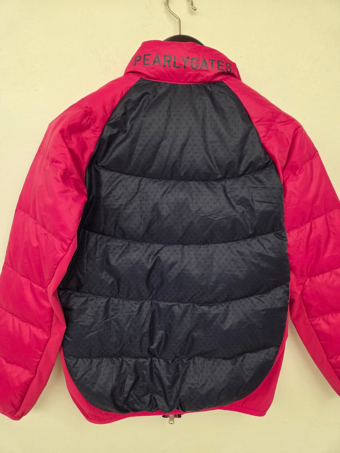 Pearly Gates 여성 패딩 0사이즈 네이비/핑크 상품이미지7
