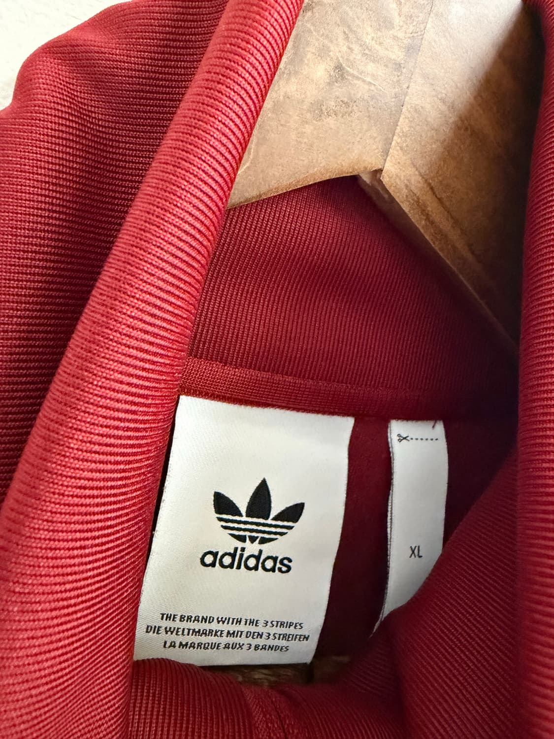 N82. 아디다스 베켄바우어 버건디 져지 상품이미지2