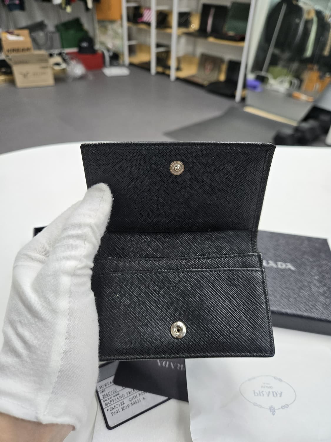 [A급컨디션]프라다 사피아노 카드지갑 상품이미지5