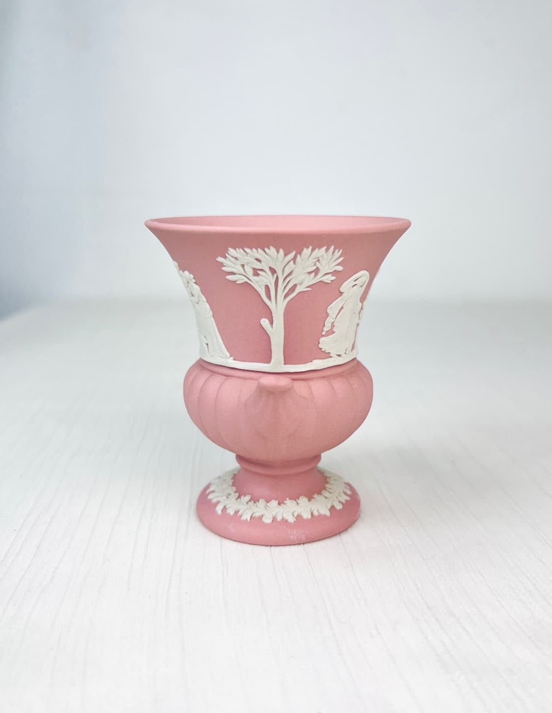 [영국앤틱] 웨지우드 제스퍼웨어 귀달이 화병 베이스 _ 핑크 상품이미지3