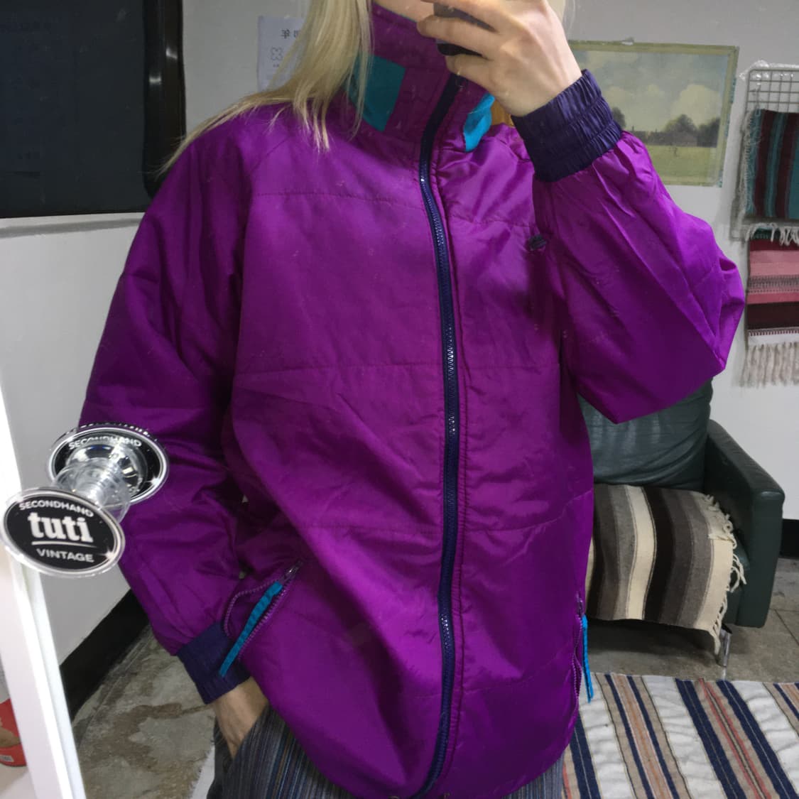 투티/0218 콜롬비아 리버시블 바람막이 자켓 상품이미지8