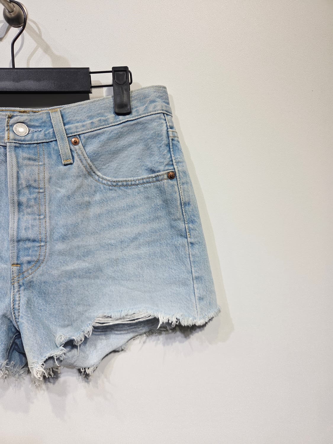 리바이스501 데님 반바지 컷오프_27 상품이미지4