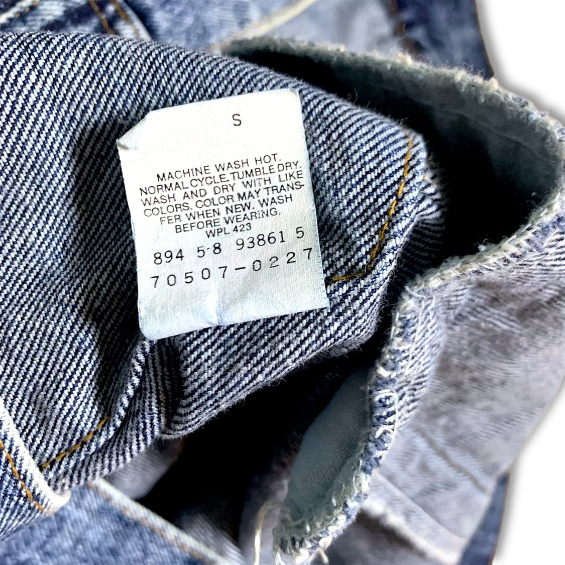 [L] 90s Levis Type III denim jacket 상품이미지5