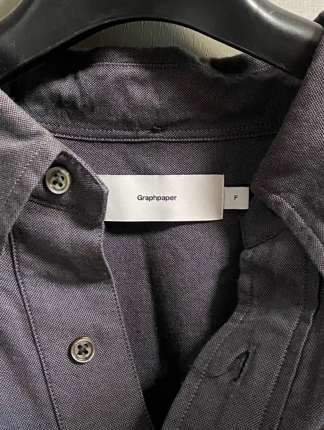 [F] 그라프페이퍼 옥스포드 셔츠  상품이미지2