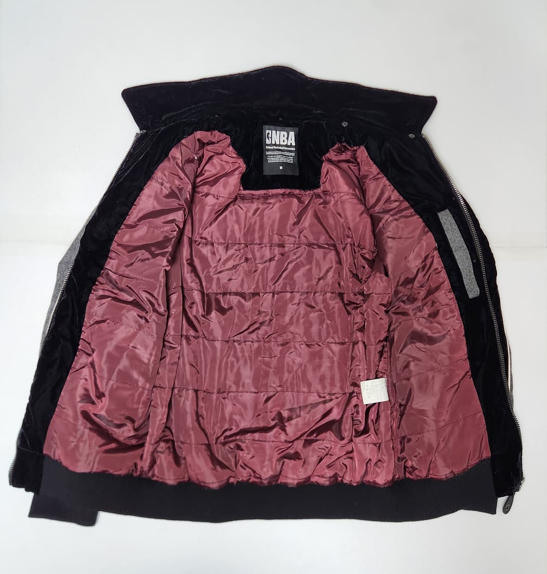 NBA 미네소타 팀버울브스 울 벨벳 바시티 자켓 M 상품이미지3