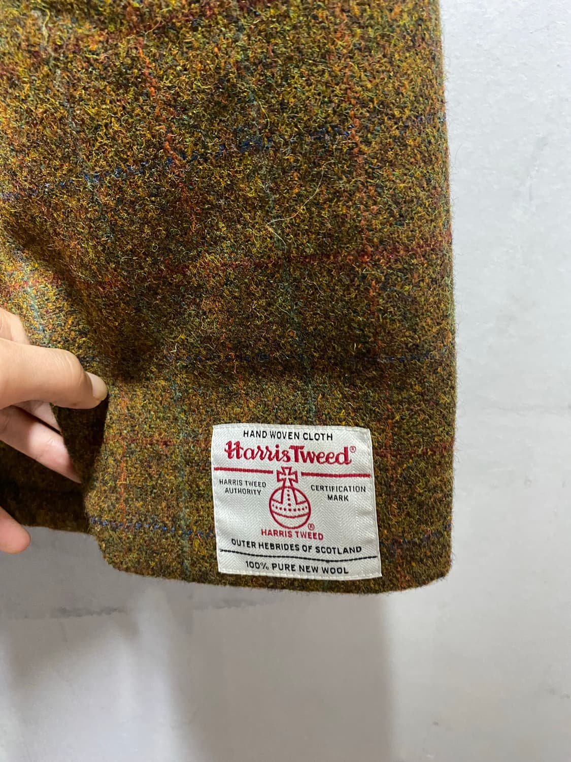 스투시 x 해리스트위드 자켓 XL 상품이미지4