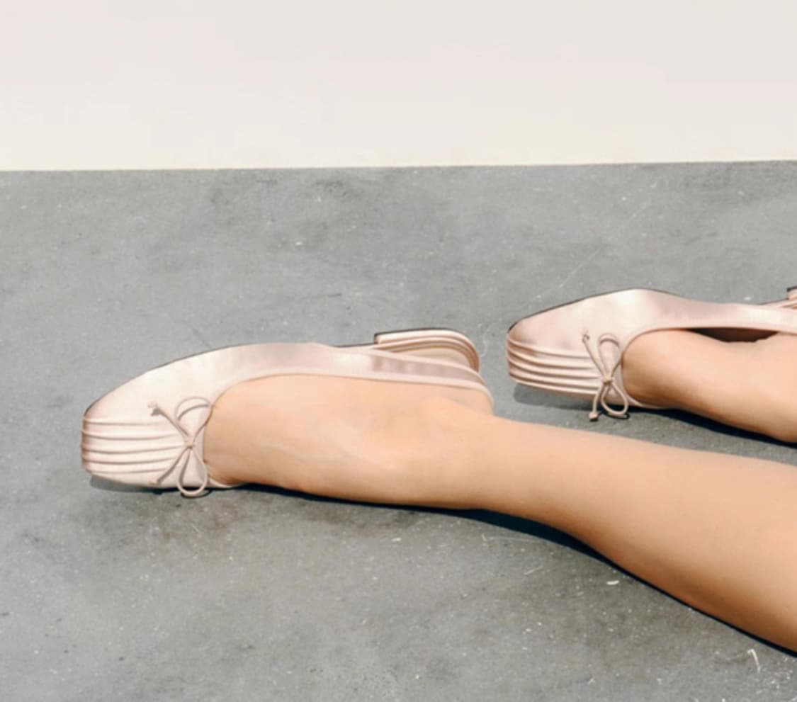 자라 새틴 리본 슬링백 235 베이지 상품이미지3