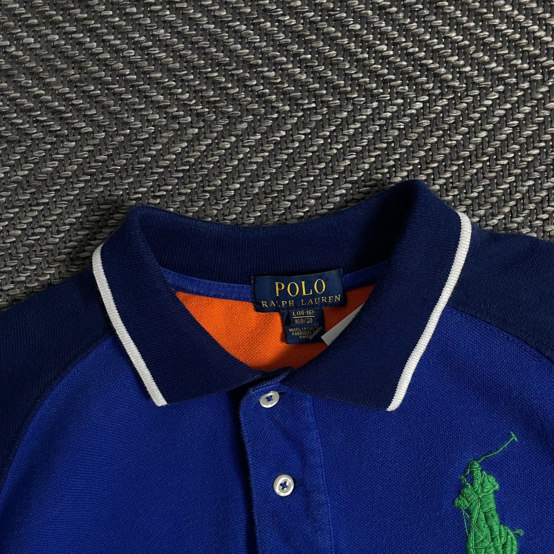 폴로 랄프로렌 컬러블럭 빅포니 피케이 티셔츠 o 3856 상품이미지6