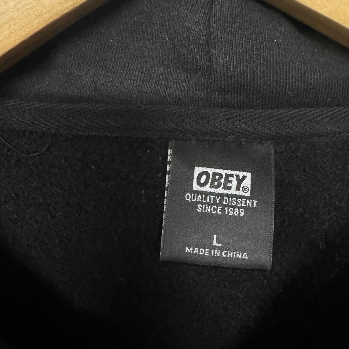 오베이 사이드라인 페이스로고 후드집업 상품이미지4