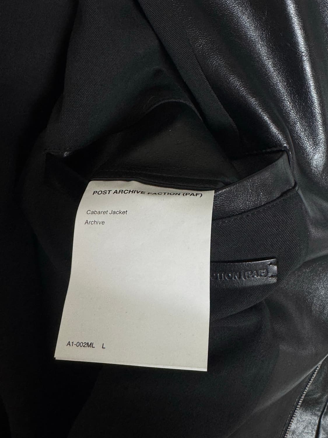 포스트아카이브팩션 카바레 자켓 L 상품이미지3