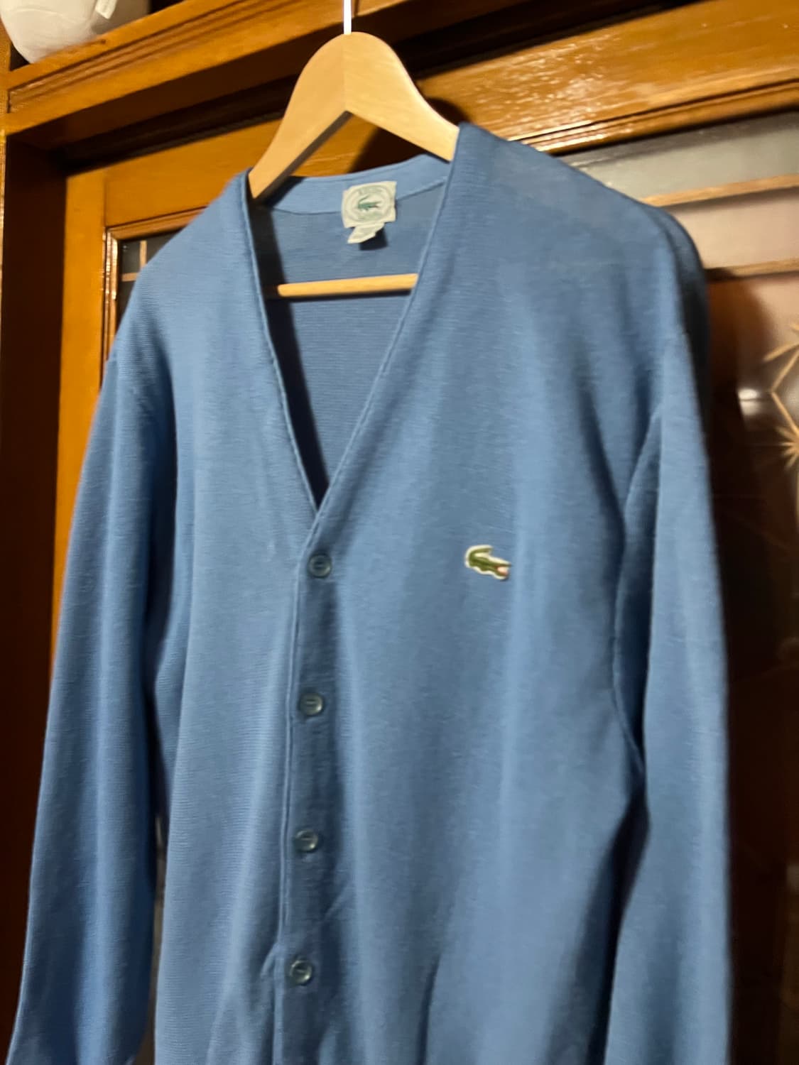 70-80s USA 라코스테 가디건 상품이미지1