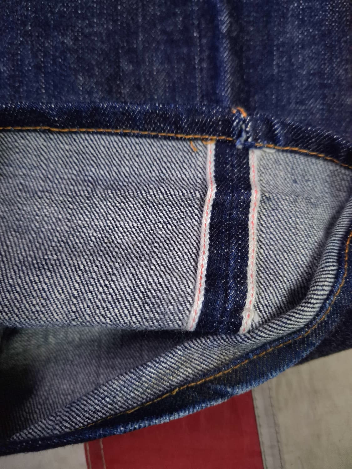 오리지날 90's 일본판 리바이스 702 신치백 셀비지 데님진 상품이미지8